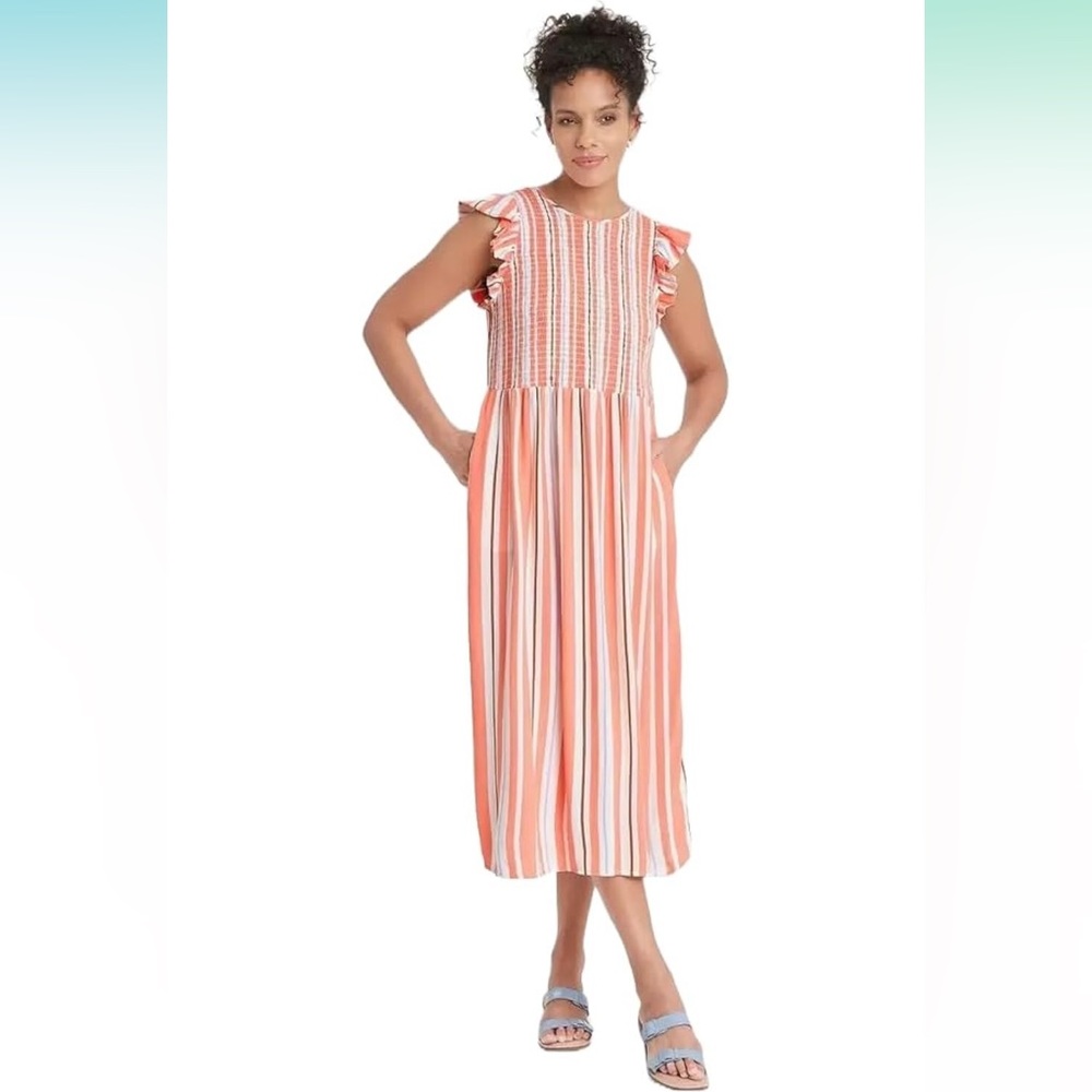 A New Day Striped Sundress Size Large